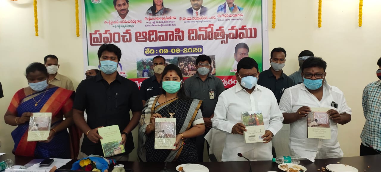 Books edited by Dr. V. Srinivasa Rao released by the Deputy Chief Minister of AP