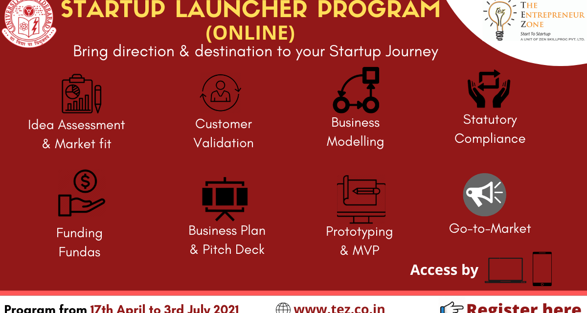 Online Startup Launcher Program at UoH