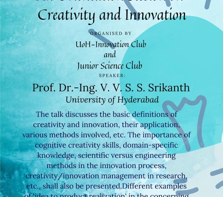 Orientation Session on Creativity and Innovation