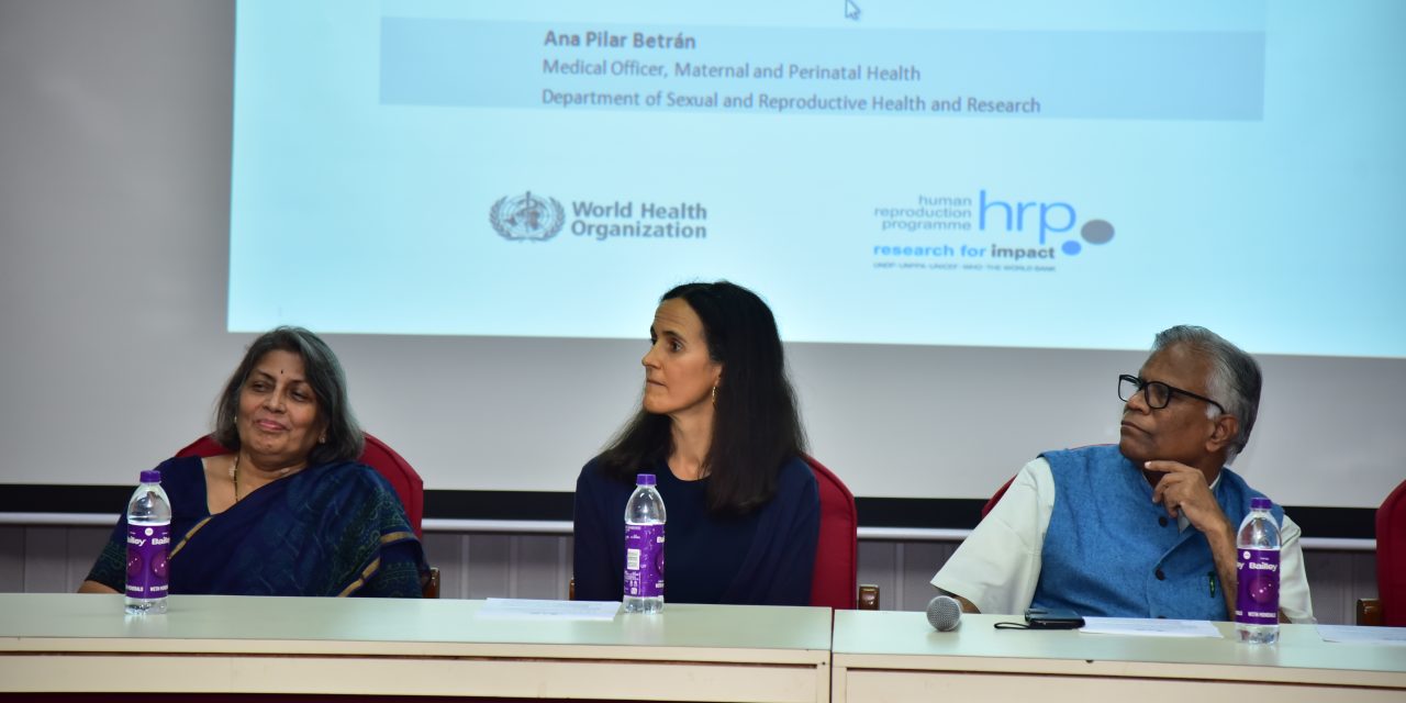 WHO Expert delivers guest lecture on Maternal & Perinatal Health