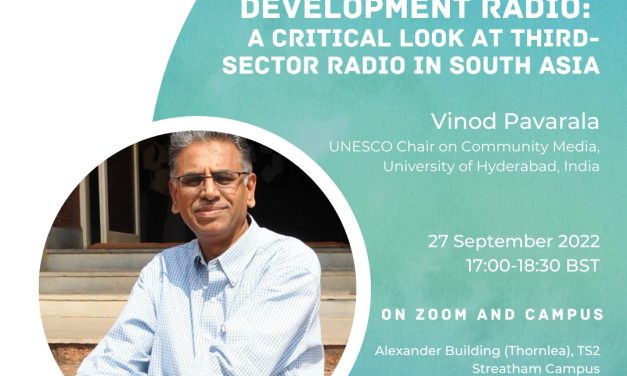 Prof. Vinod Pavarala concludes academic visit to the UK
