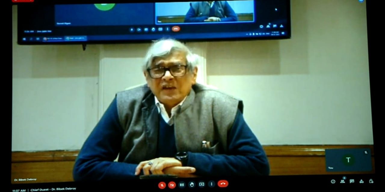 In 2047 India’s GDP will be approaching 20 trillion US Dollars: Dr. Bibek Debroy