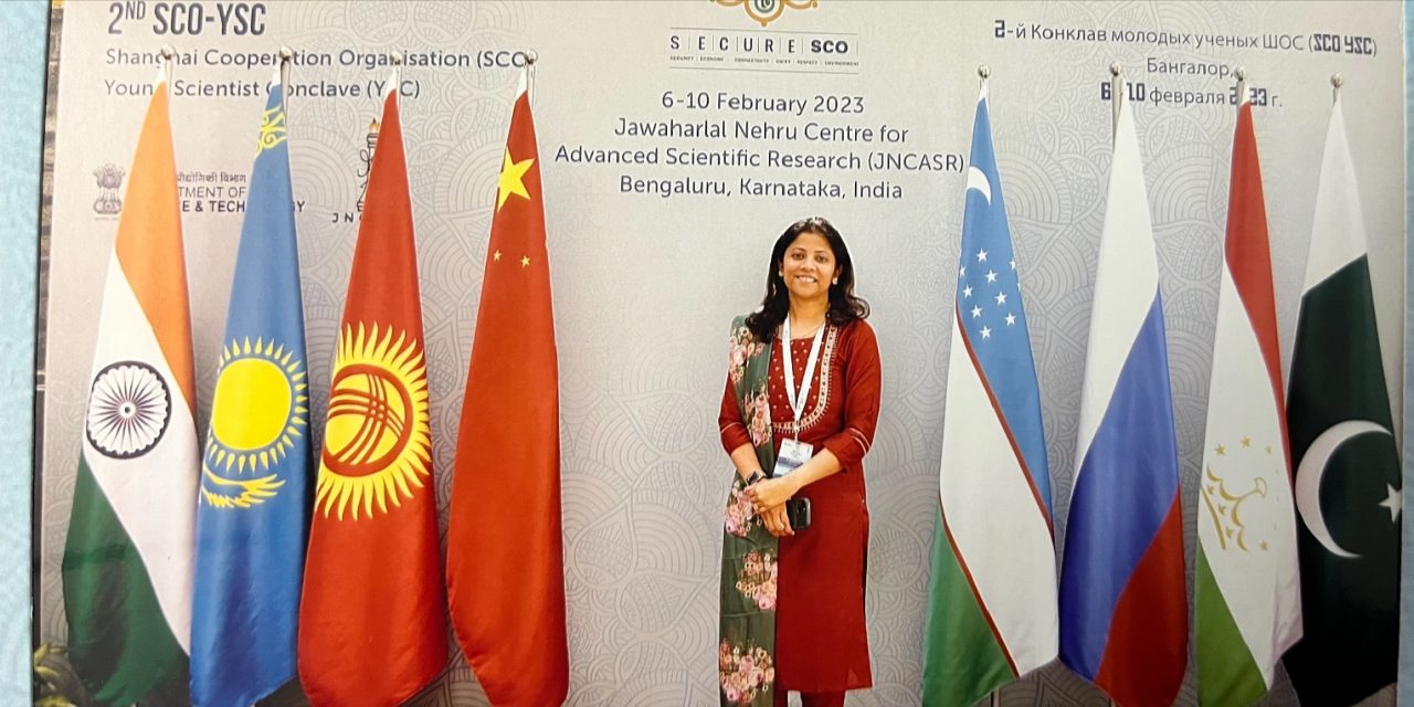 Dr. Manjari Kiran participated in the Shanghai Cooperation Organization Young Scientists Conclave