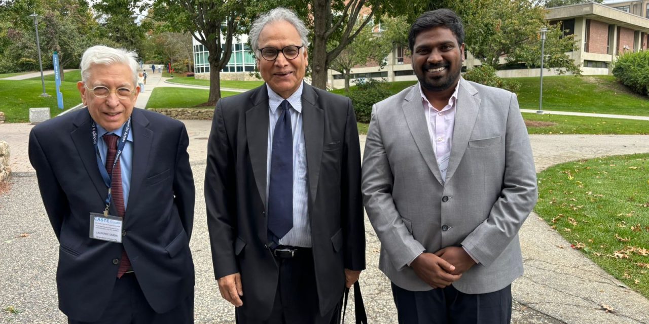 Rasipogula Vinod Kumar presents paper at Brandeis University