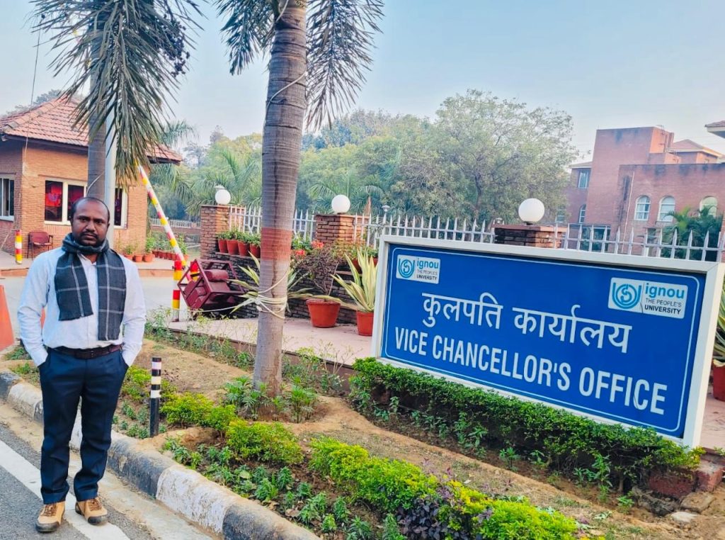 Political Science Alumnus Dr. Ashok Gurram appointed as an Assistant Professor at IGNOU