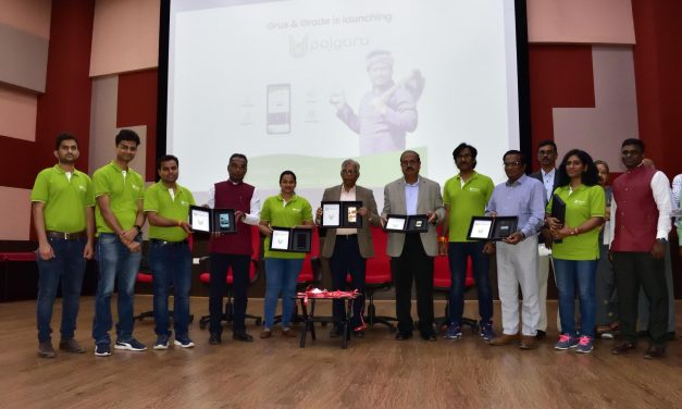 है.वि.वि.-ए.एस.पी.आई.आर.ई. के स्टार्ट-अप इनक्यूबेटर ग्रस एवं ग्रेड द्वारा आविष्कार किया गया मोबाइल सॉफ्टवेयर उपजगुरू का प्रवर्तन