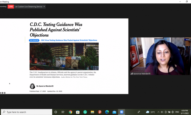 Research Round Table on “Unprecedented: Reporting on a Fast-Moving Pandemic”