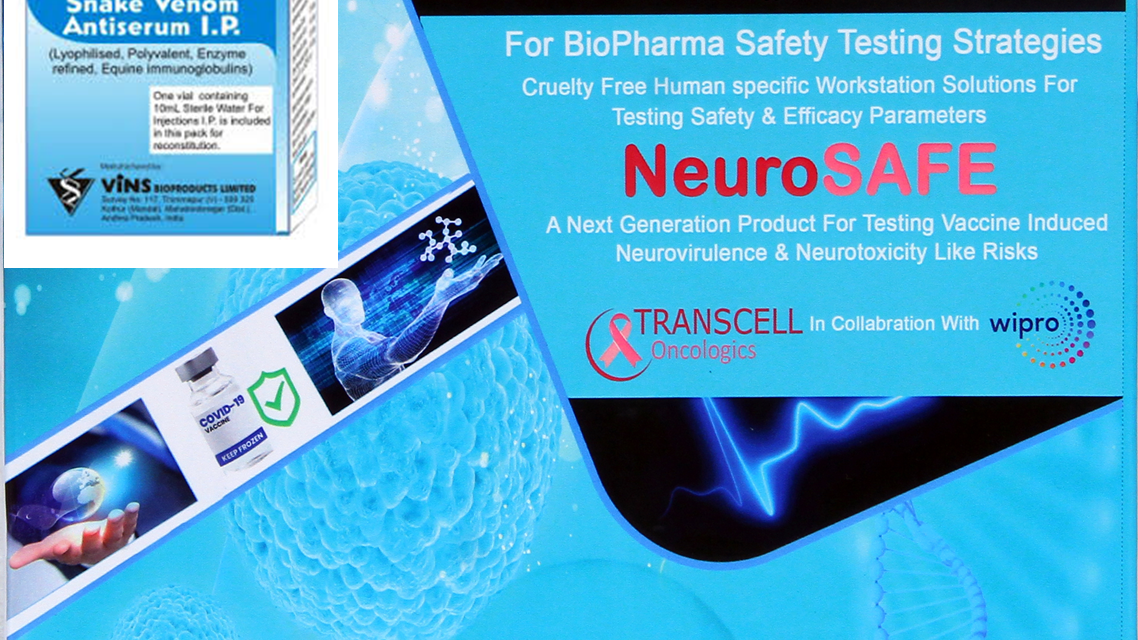 UoH Start-up Transcell Oncologics signs MoU with ViNS Bioproducts to test NeuroSAFE a testing platform to detect potency of Anti-venoms