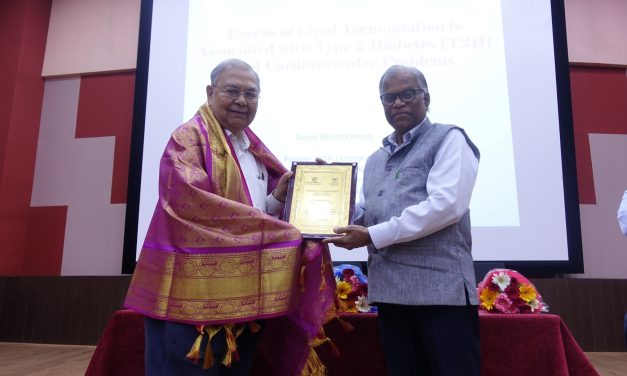 Distinguished Lecture by Prof. Samir Bhattacharya titled “Excess of Lipid Accumulation is Associated with Type 2 Diabetes and Cardiovascular Problems”