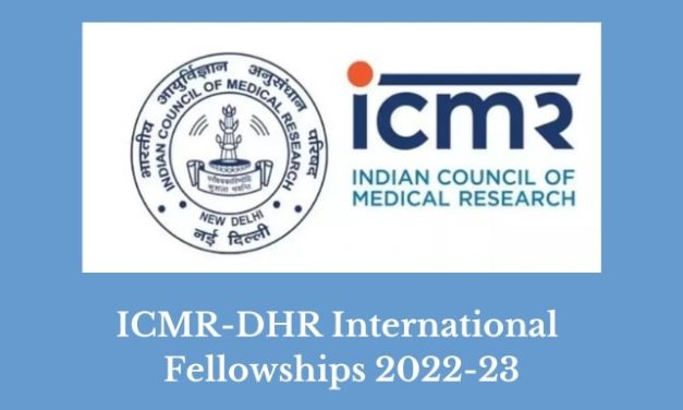 Dr. Varalakshmi Manchana awarded ICMR-DHR lnternational Fellowship for the year 2022-23