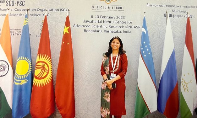 Dr. Manjari Kiran participated in the Shanghai Cooperation Organization Young Scientists Conclave