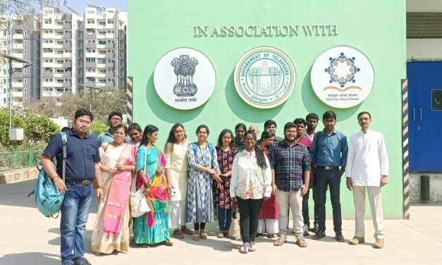 Students of the Department of Sanskrit Studies visited 33rd Community Kitchen of Akshaya Pātra