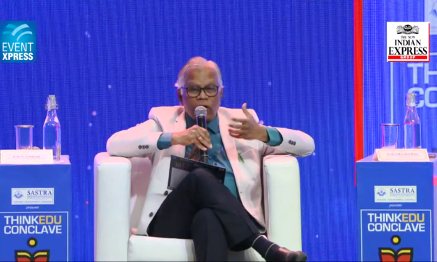 Prof. B J Rao chairs session on “Reinventing the Old: Moving with The Times” at the ThinkEdu 2023 Conclave