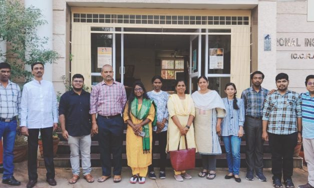 Research Scholars of the Department of Sanskrit Studies Visited NIIMH, Hyderabad
