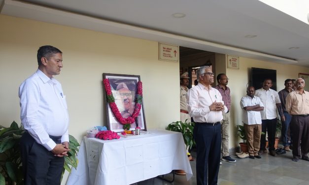 Floral tributes paid to Babu Jagjivan Ram on his 116th Birth Anniversary