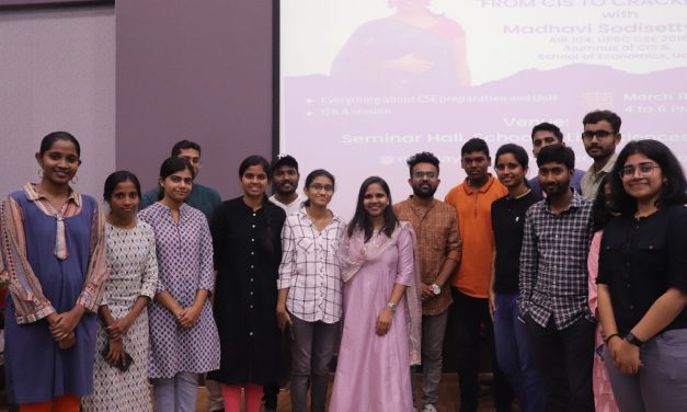 Topper’s Talk series with Ms. Madhavi Sodisetty (IRS)