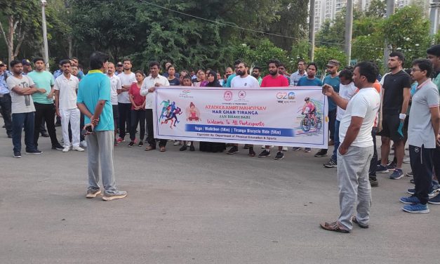 5km walking event organized as part of Azadi ka Amrit Mahotsav