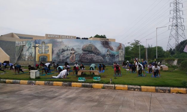 Yoga session was organized as part of Azadi ka Amrit Mahotsav