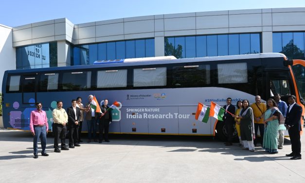 University of Hyderabad hosts the Springer Nature India Research Tour team on campus