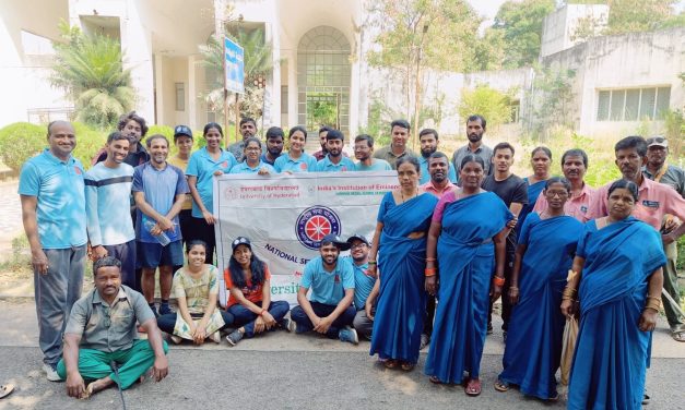 NSS Clean-Up Drive at the Old Science Complex