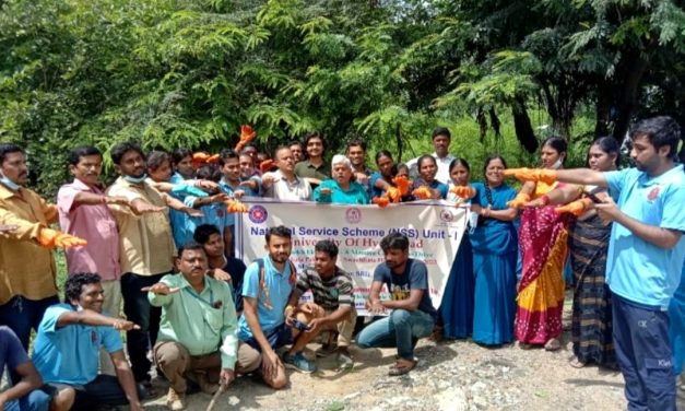 A Massive Cleanliness Drive Programme on the University of Hyderabad (UoH) Campus