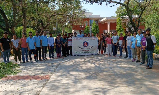 NSS Clean Up Drive at Open Theatre and School of Humanities  
