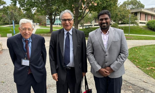 Rasipogula Vinod Kumar presents paper at Brandeis University