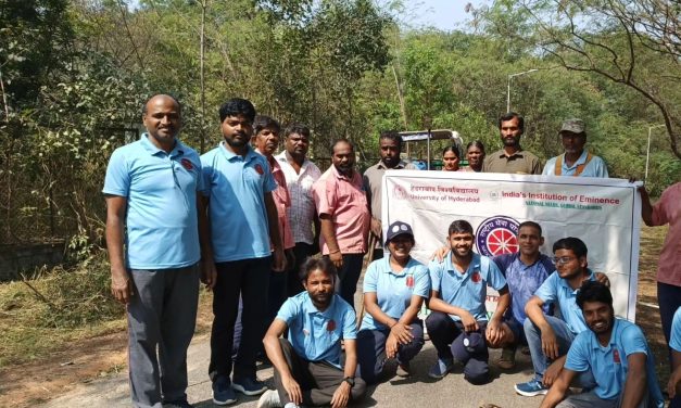 NSS Clean-up Drive at Sports Complex Approach Road