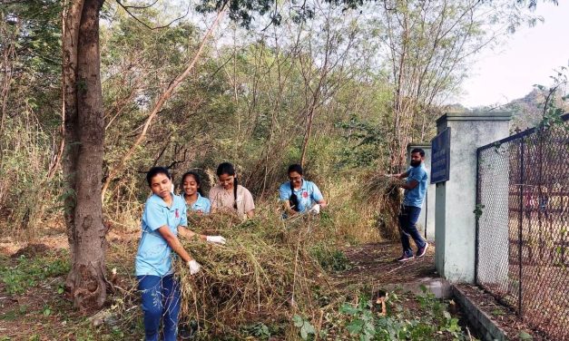 Clean-up drive at NSS Park