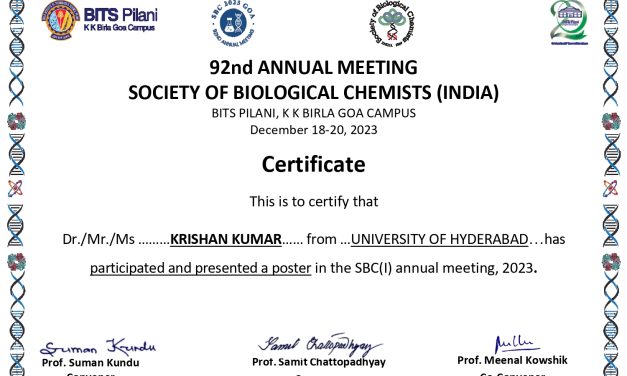 D.P. Burma best poster award for Krishan Kumar