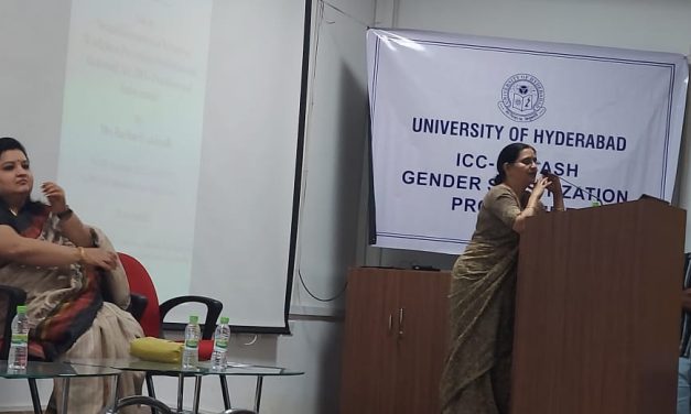 Report on the talk arranged by the ICC of University of Hyderabad on the advisory of UGC