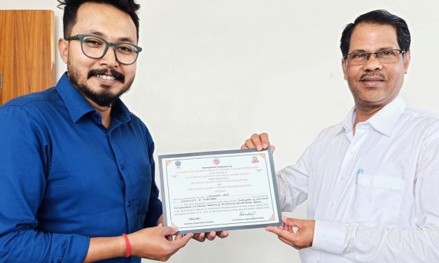 Subhadeep Saha secured best Poster Presentation Award at ICEECG