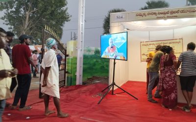 Digital Kiosk of SSCTU at Medaram Jatra