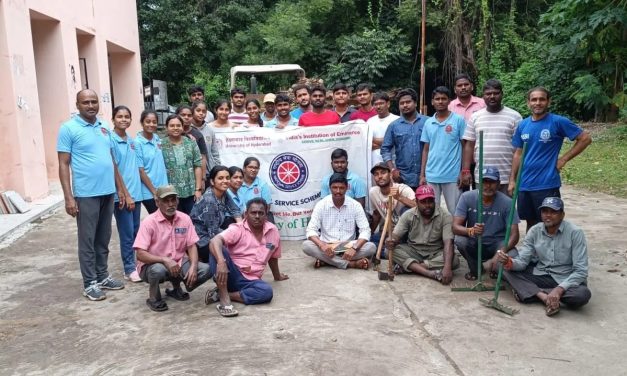 Swachhata Pakhwada campaign by NSS volunteers