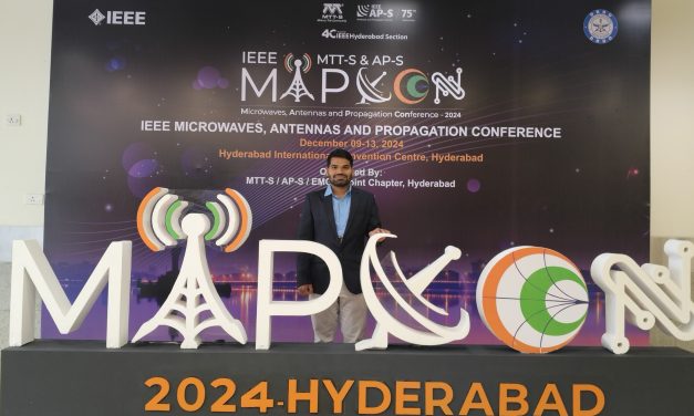Shivakumar Chedurupalli presents paper at IEEE MAPCON 2024