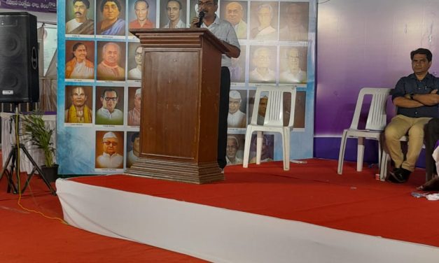 Telangana Rajakiya Prasthanam discussed at 37th Hyderabad Book Fair