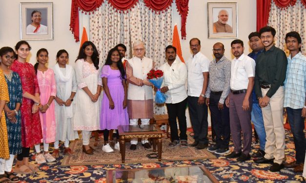 Viksit Bharat Young Leadership meet the Hon’ble Governor of Telangana