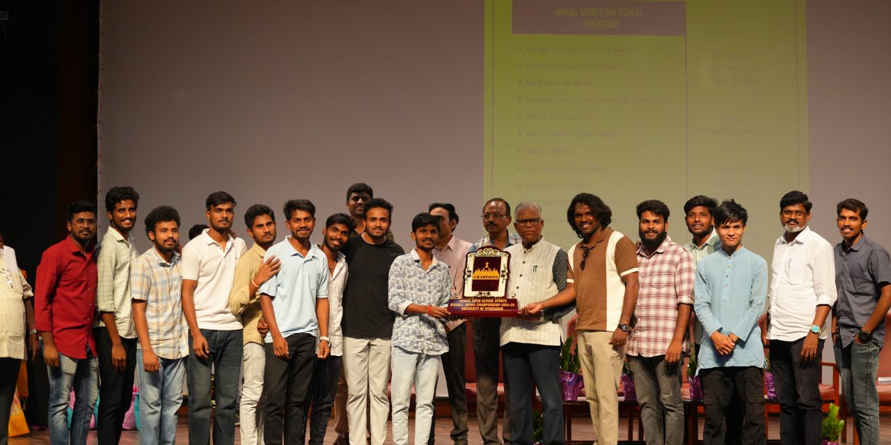 University of Hyderabad celebrates Annual Sports Day 2025