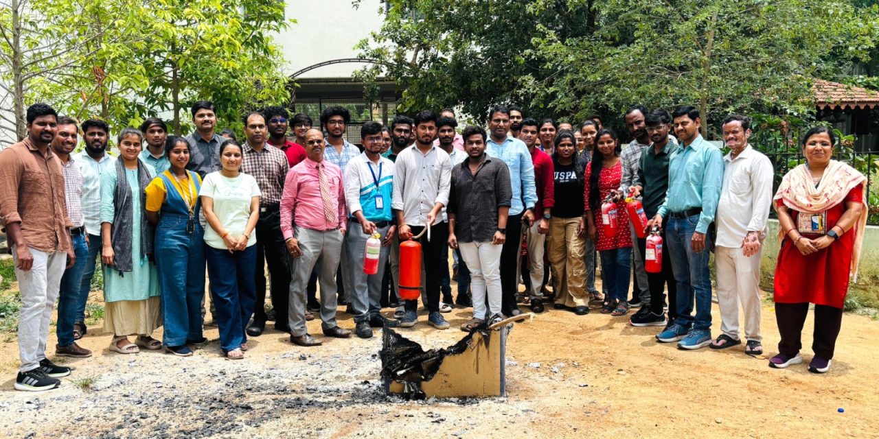 ASPIRE at the University of Hyderabad conducts Comprehensive Fire Safety Awareness Session and Mock Drill