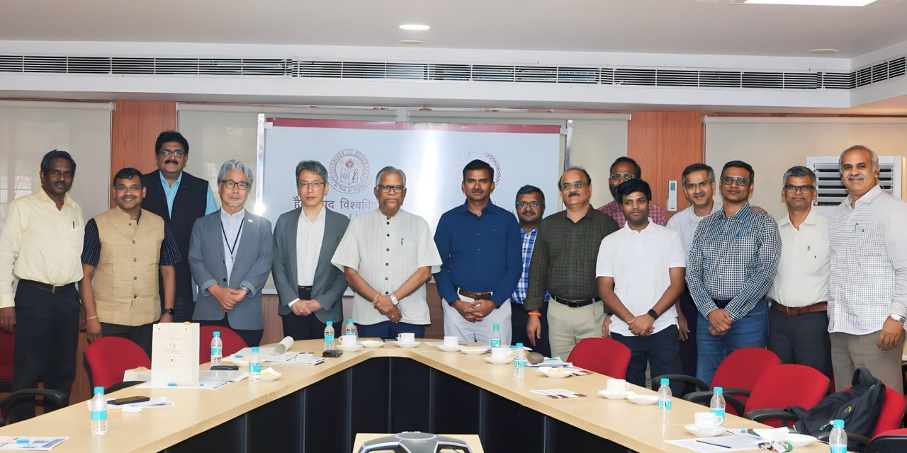 University of Hyderabad Hosts Japan Science and Technology Agency Delegation