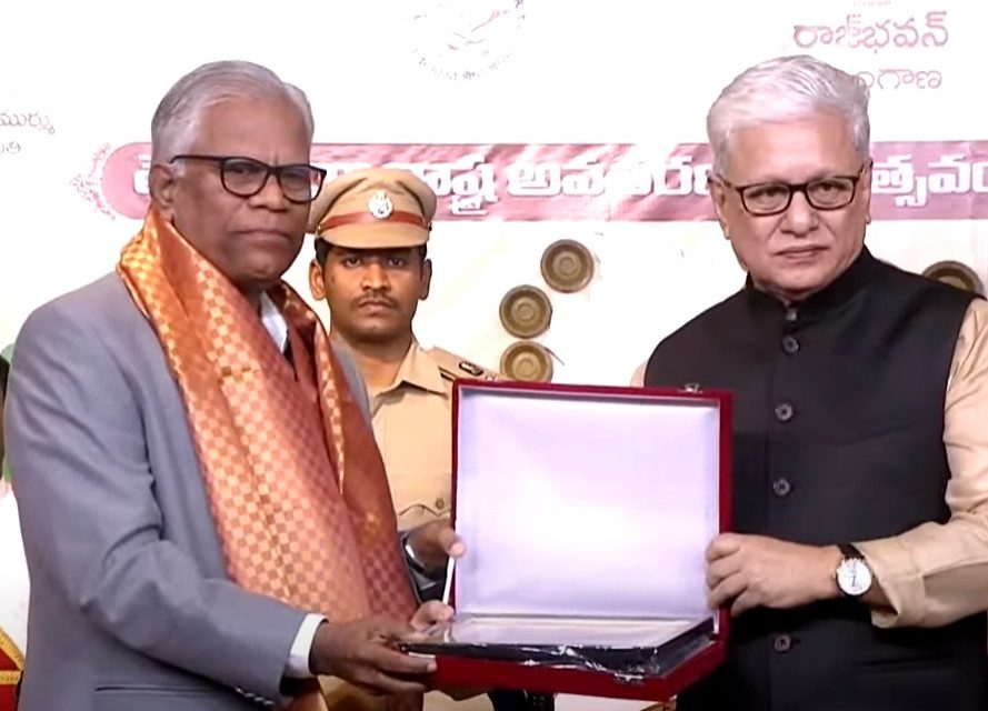 Honouring Excellence: Prof. BJ Rao Felicitated on Telangana State Formation Day