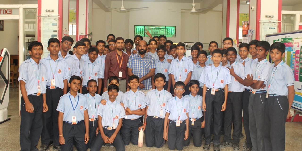Curious Minds from Kallam Anji Reddy Vidyalaya Explore the IGM Library