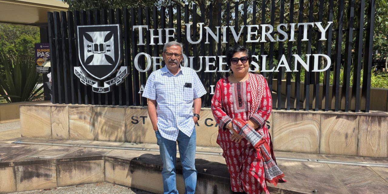UoH Faculty Visit University of Queensland under SPARC Project on Community Media and Decolonisation