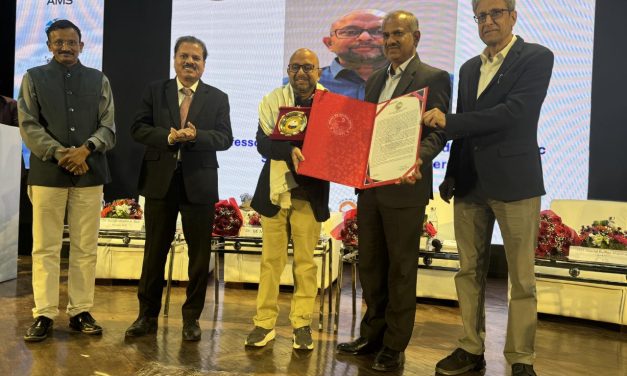 Prof. Karumuri Ashok conferred with the Indian Meteorological Society Fellowship 2025