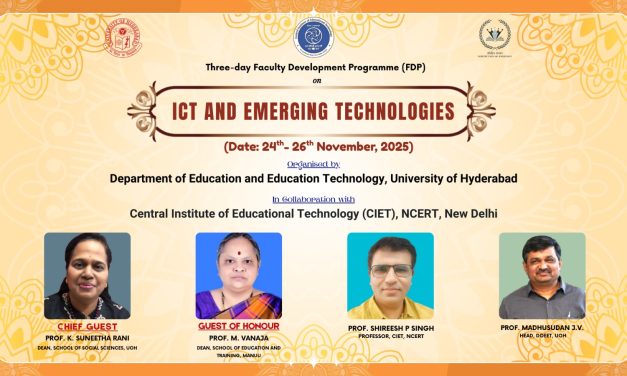 Tech Meets Talent: UoH Hosts FDP on ICT & Emerging Tech in Education