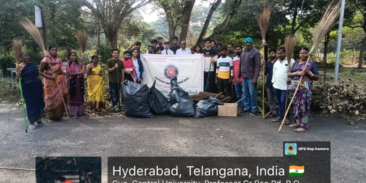 NSS Cell conducts cleanup drive at School of Medical Sciences