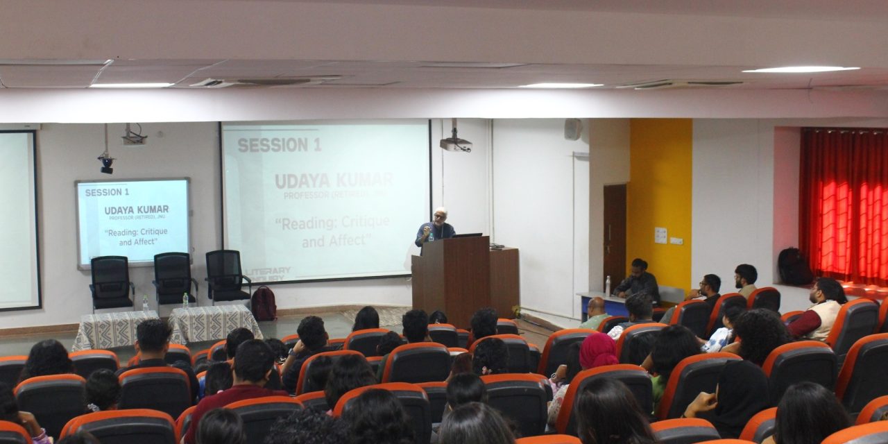 Symposium on Literary Enquiry organized