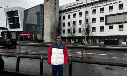 Prof.  G.V.R.K. Acharyulu visits University of South Wales, UK