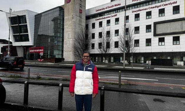 Prof.  G.V.R.K. Acharyulu visits University of South Wales, UK