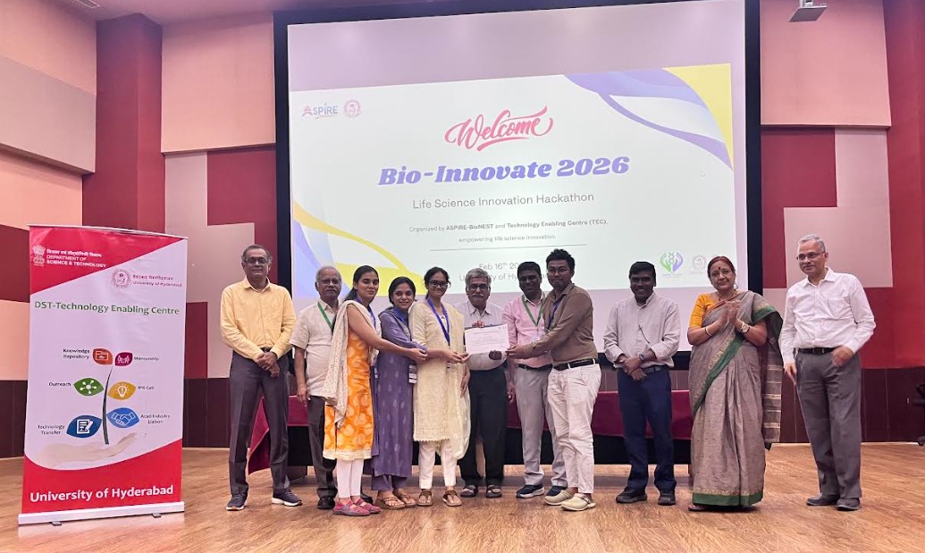 BioINNOVATE 2026 Hackathon Showcases Breakthrough Life Sciences Innovation at University of Hyderabad
